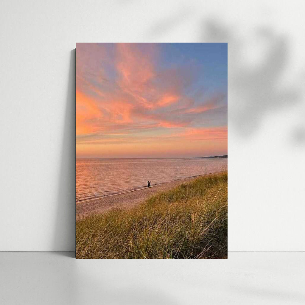 Sunset Lake Michigan: Warmth and Peace USA