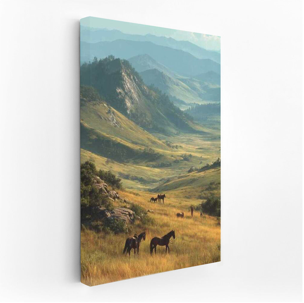 Prairie Grandeur: Horse Freedom in the Wilderness of Montana, USA