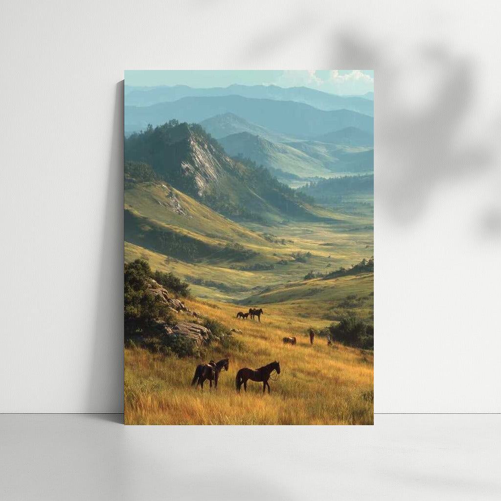 Prairie Grandeur: Horse Freedom in the Wilderness of Montana, USA
