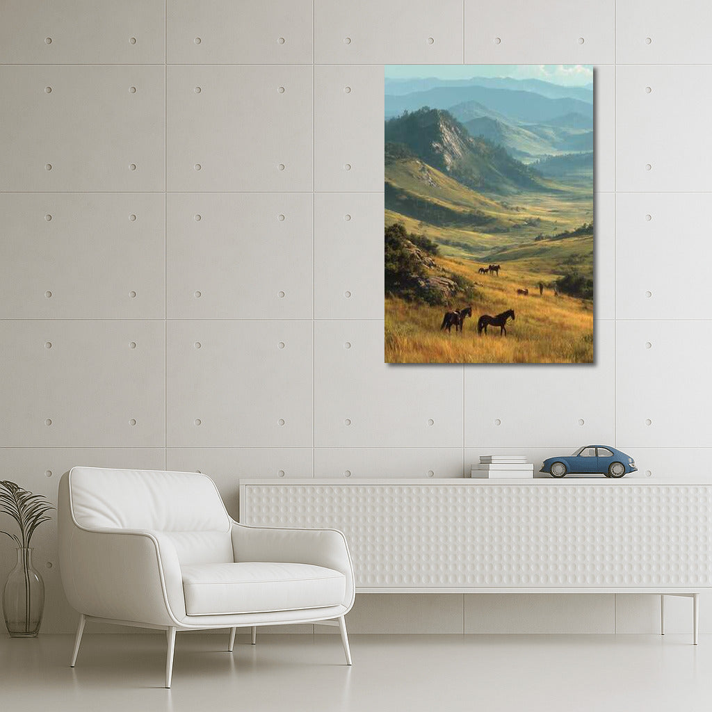 Prairie Grandeur: Horse Freedom in the Wilderness of Montana, USA