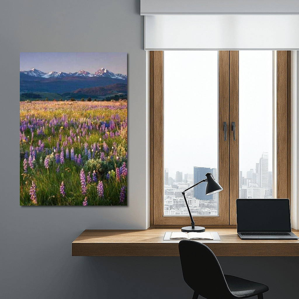 Blooming Landscapes and Mountain Peaks of Montana, USA