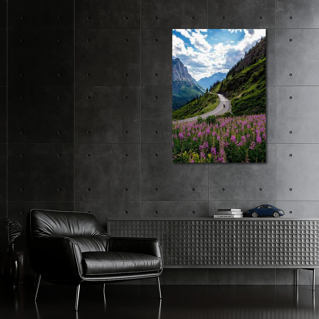 Montana's Freedom Road: A Journey Through the Mountains and Flower Fields of the USA
