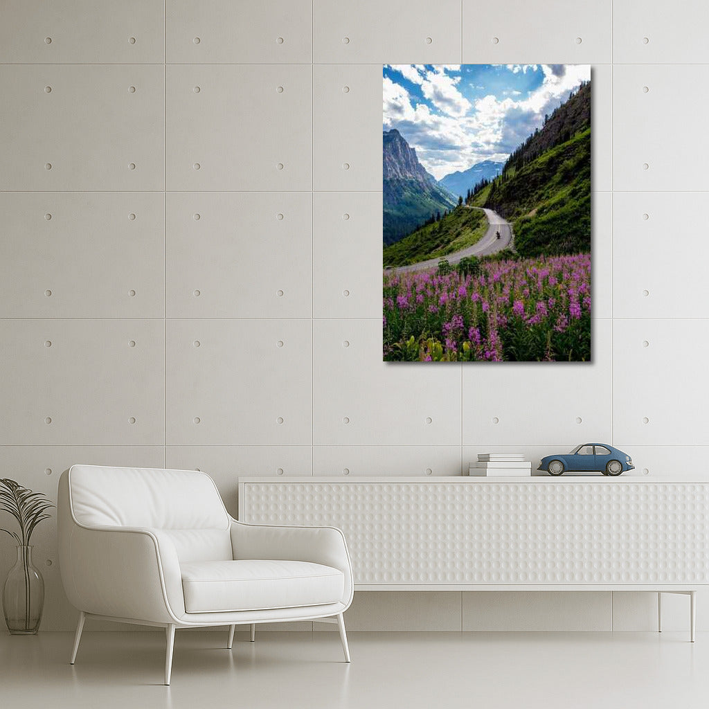 Montana's Freedom Road: A Journey Through the Mountains and Flower Fields of the USA