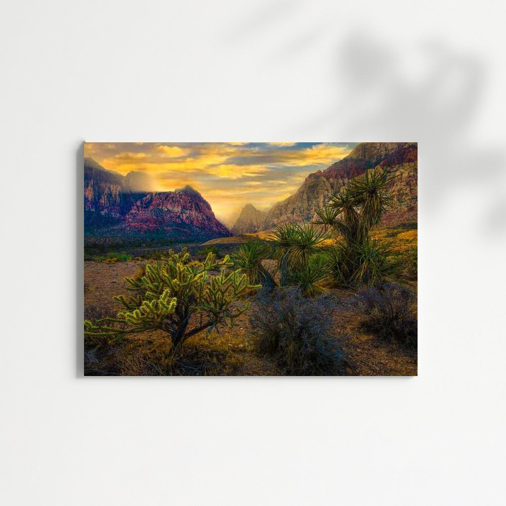 Nevada Desert Grandeur: Warm Tones of Nature in the USA