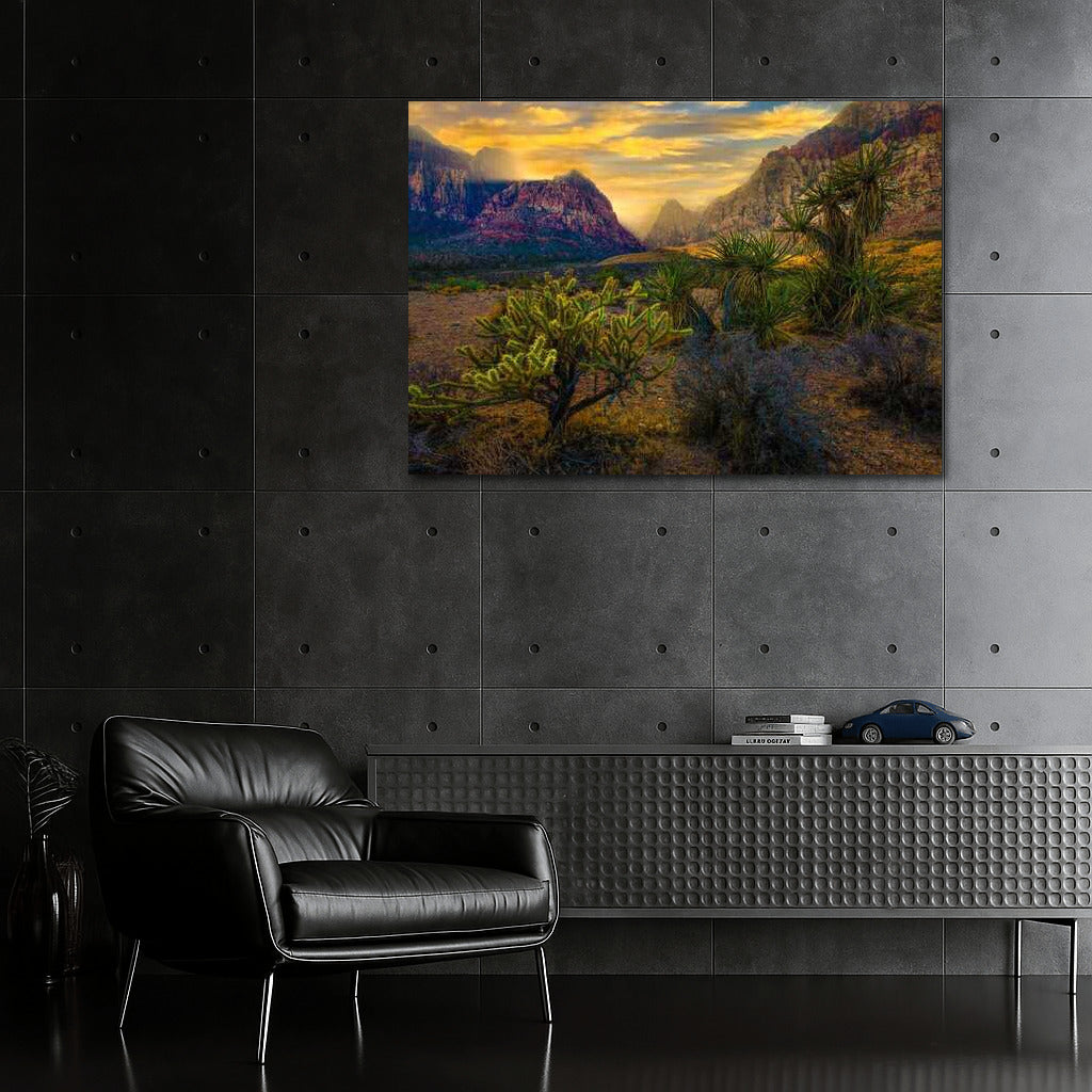 Nevada Desert Grandeur: Warm Tones of Nature in the USA