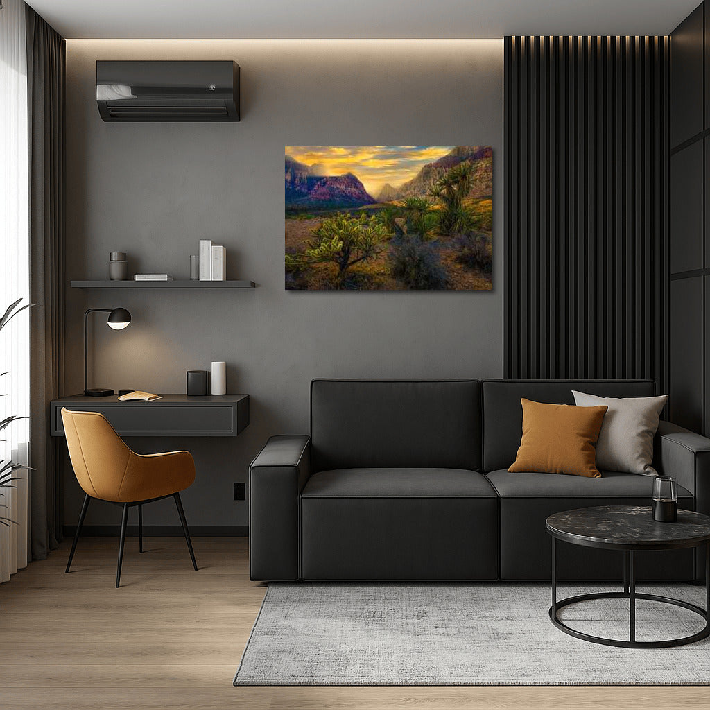 Nevada Desert Grandeur: Warm Tones of Nature in the USA