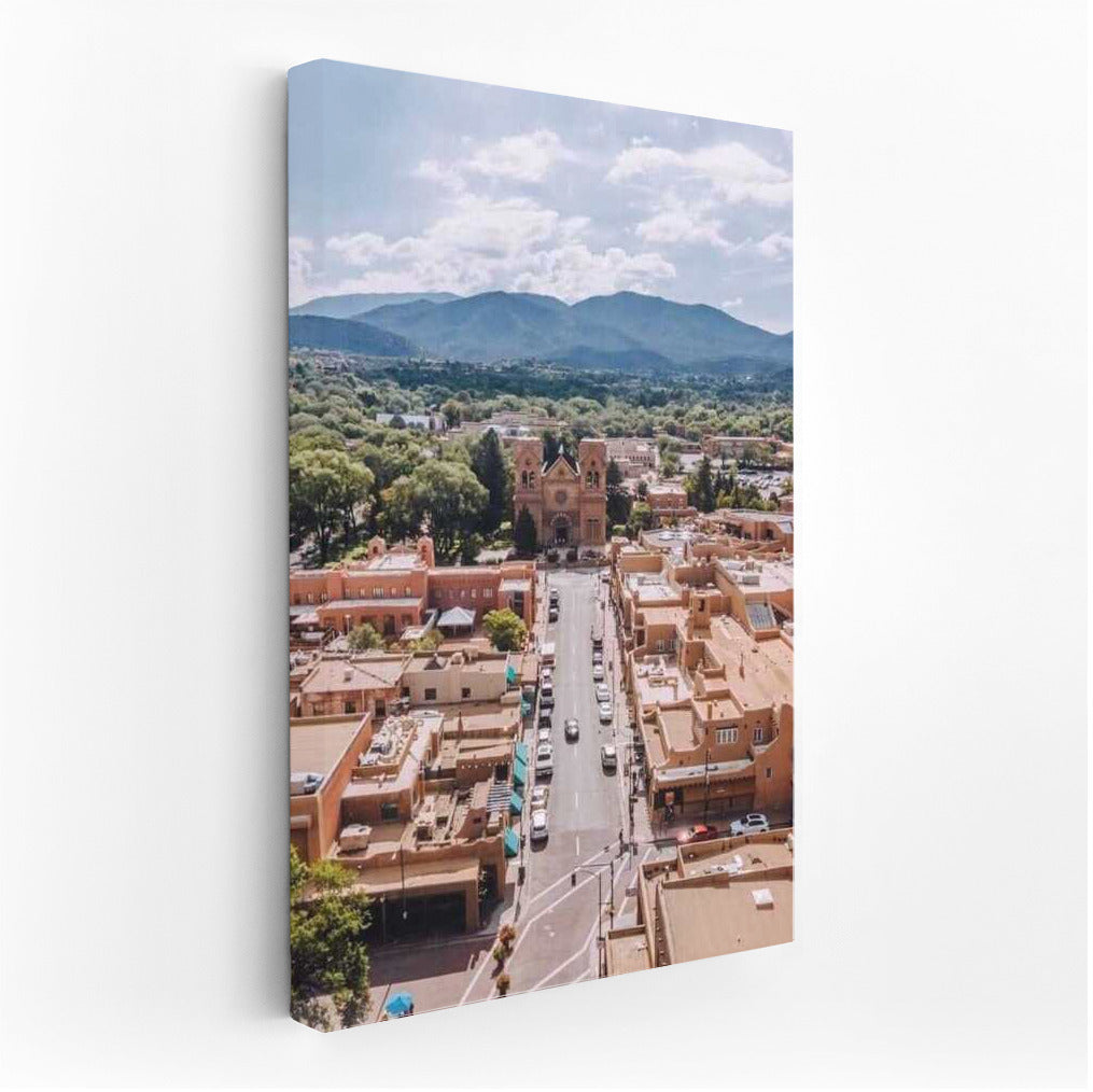 New Mexico Charm: Terracotta Streets and Mountain Peaks USA