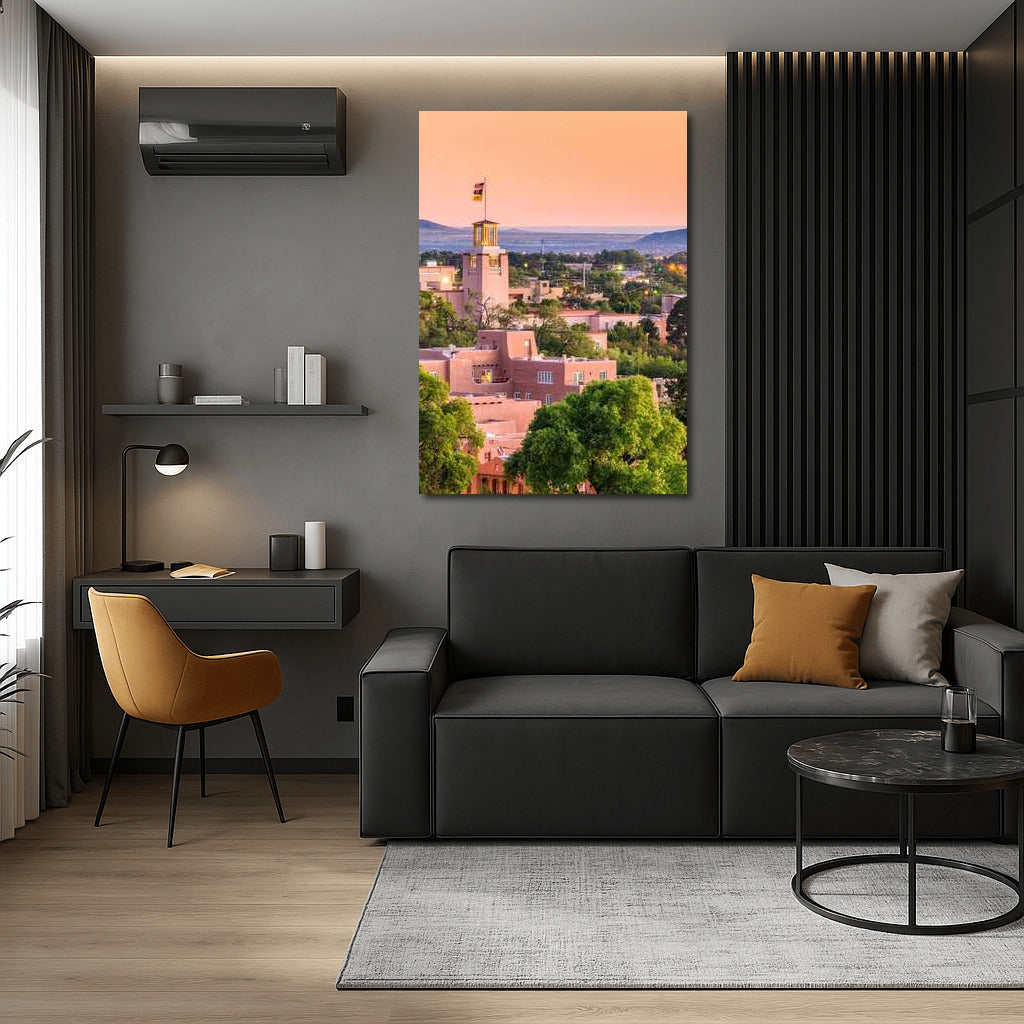 Sunset Charm of New Mexico: Landscape of the American Southwest