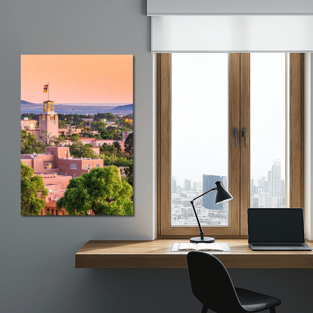 Sunset Charm of New Mexico: Landscape of the American Southwest