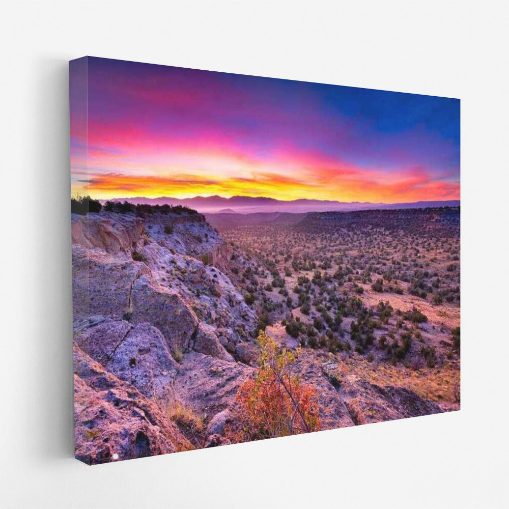 Sunset Over the New Mexico Wilderness: Wildlife USA