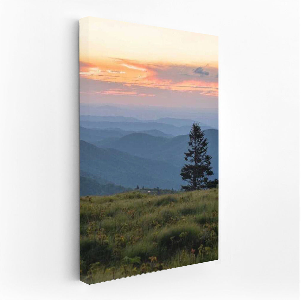 Magical North Carolina Sunset: Rolling Hills of the USA
