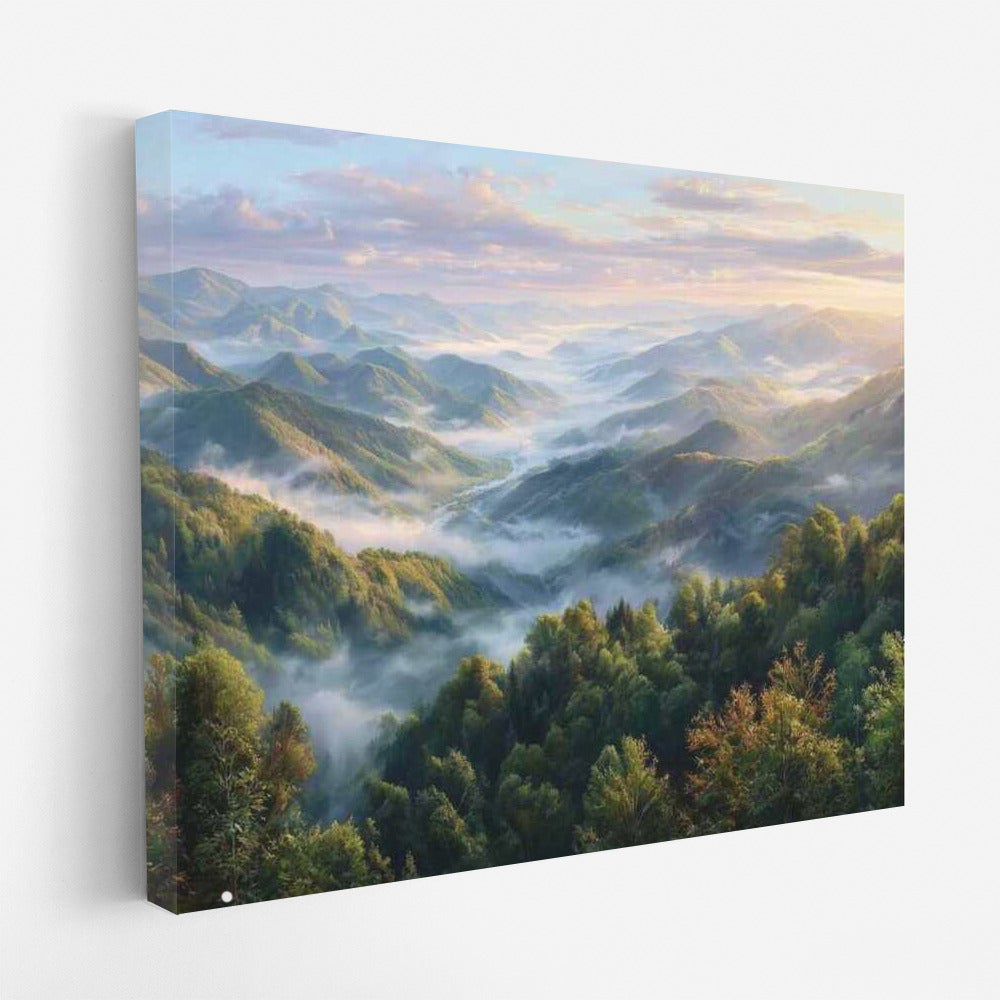 Serene Mountains of North Carolina: Comfort and Nature of the USA