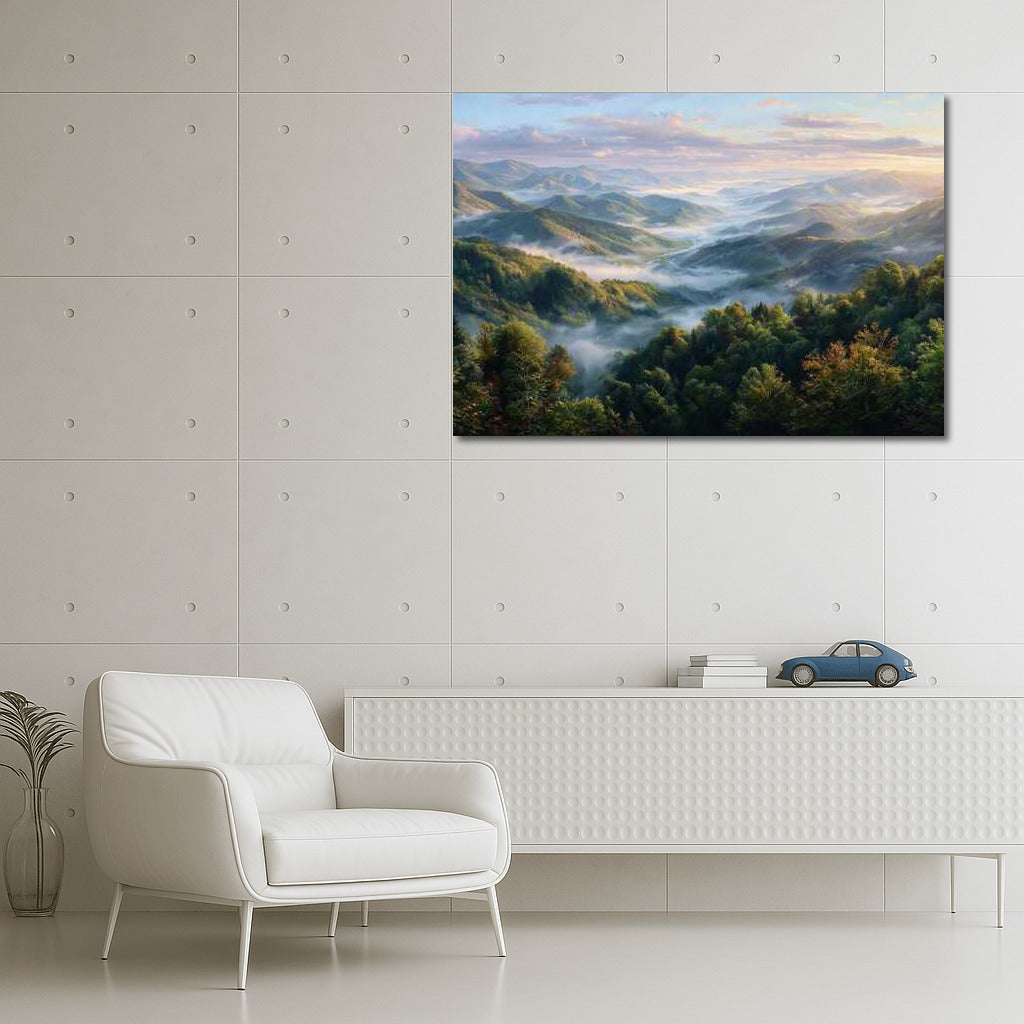 Serene Mountains of North Carolina: Comfort and Nature of the USA