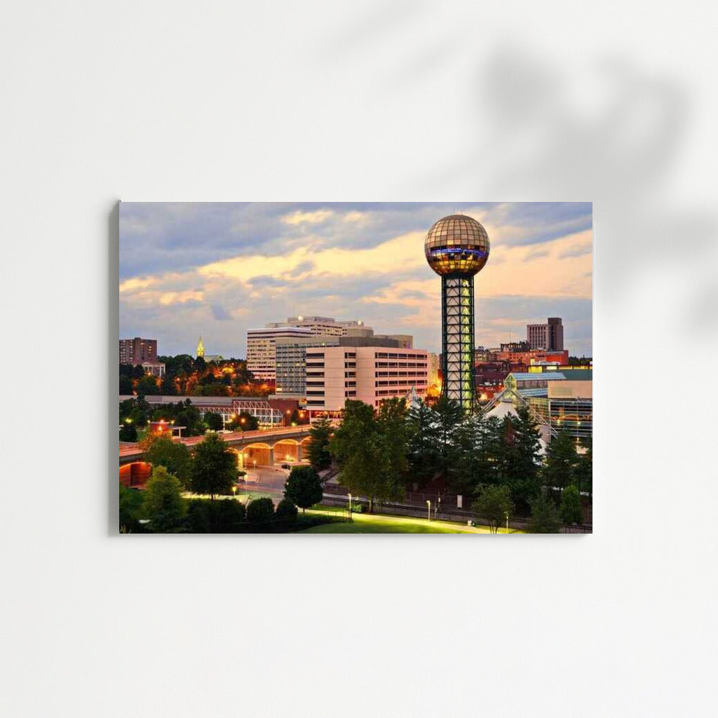 Modern Charm of Southern Architecture: Cityscape of Tennessee, USA