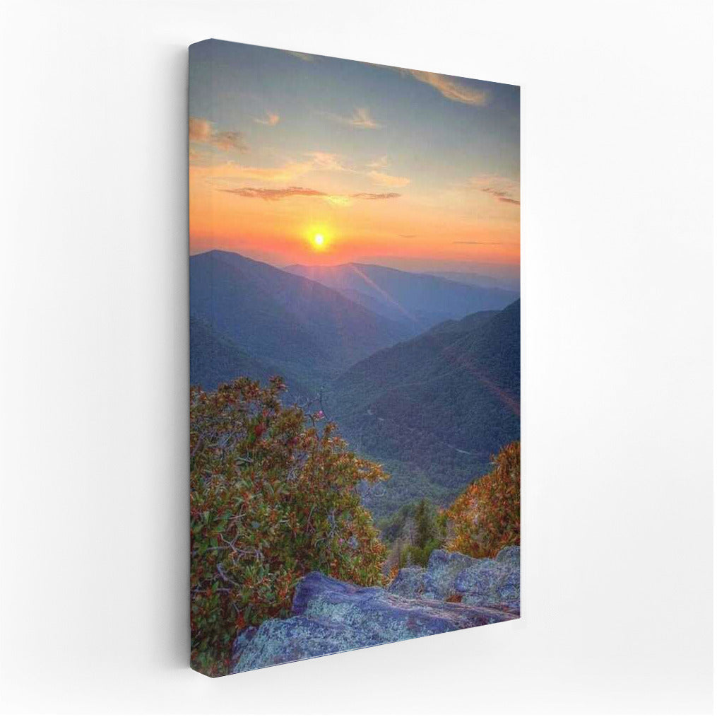 Sunset over the Wave Mountains of Tennessee: Landscape of the Soul of the USA