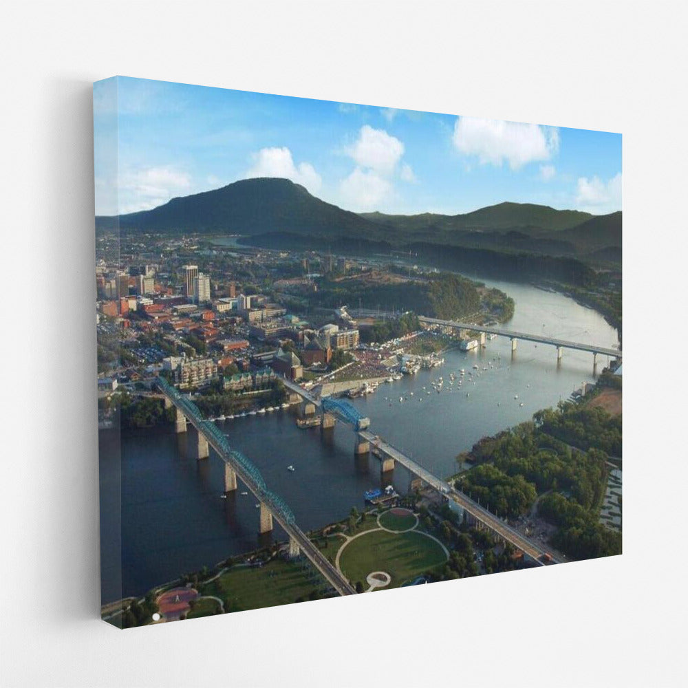 The Majesty of Tennessee's Bridges and Waters: A Scenic Panorama of the USA