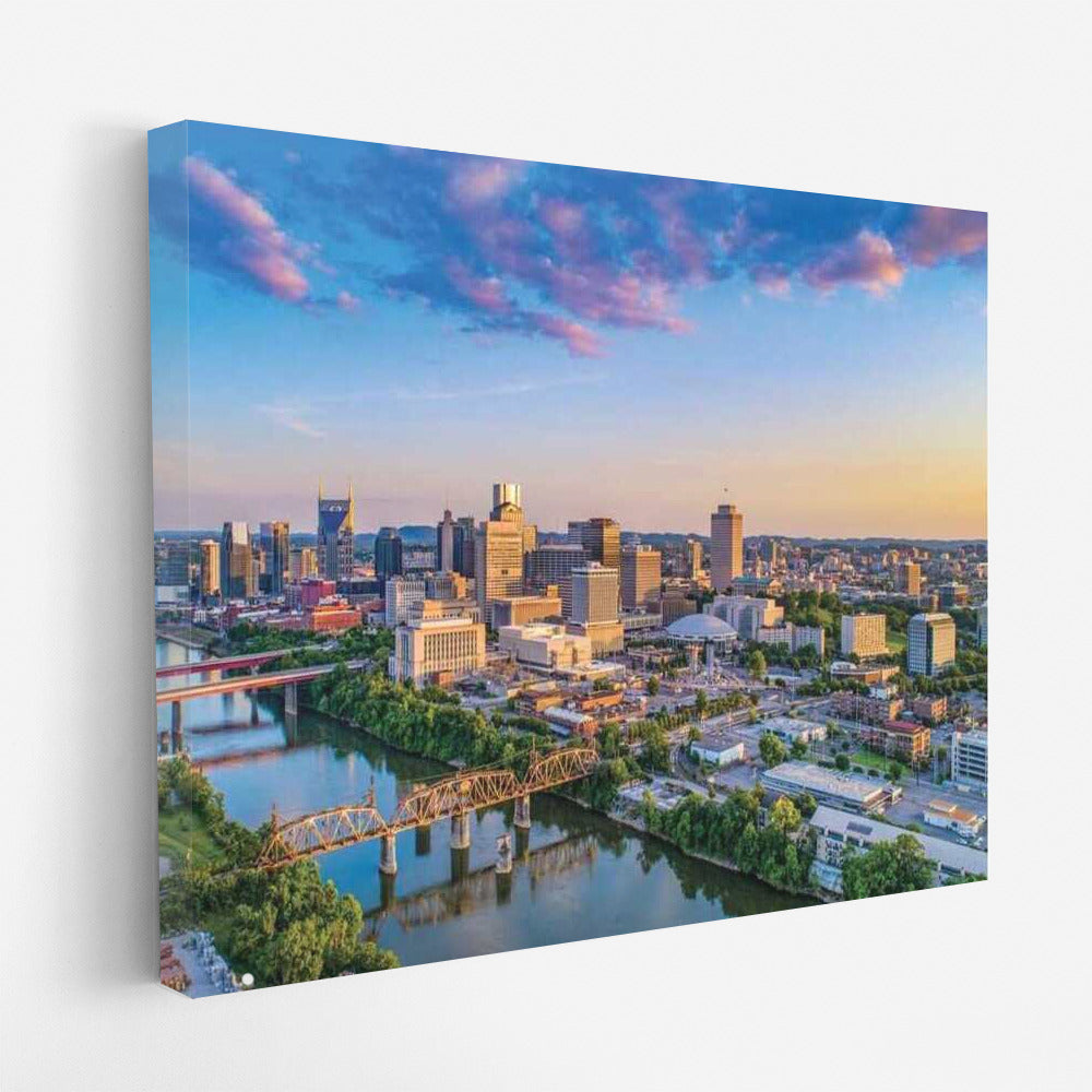 Golden Sunset Over Nashville: Tennessee Charm