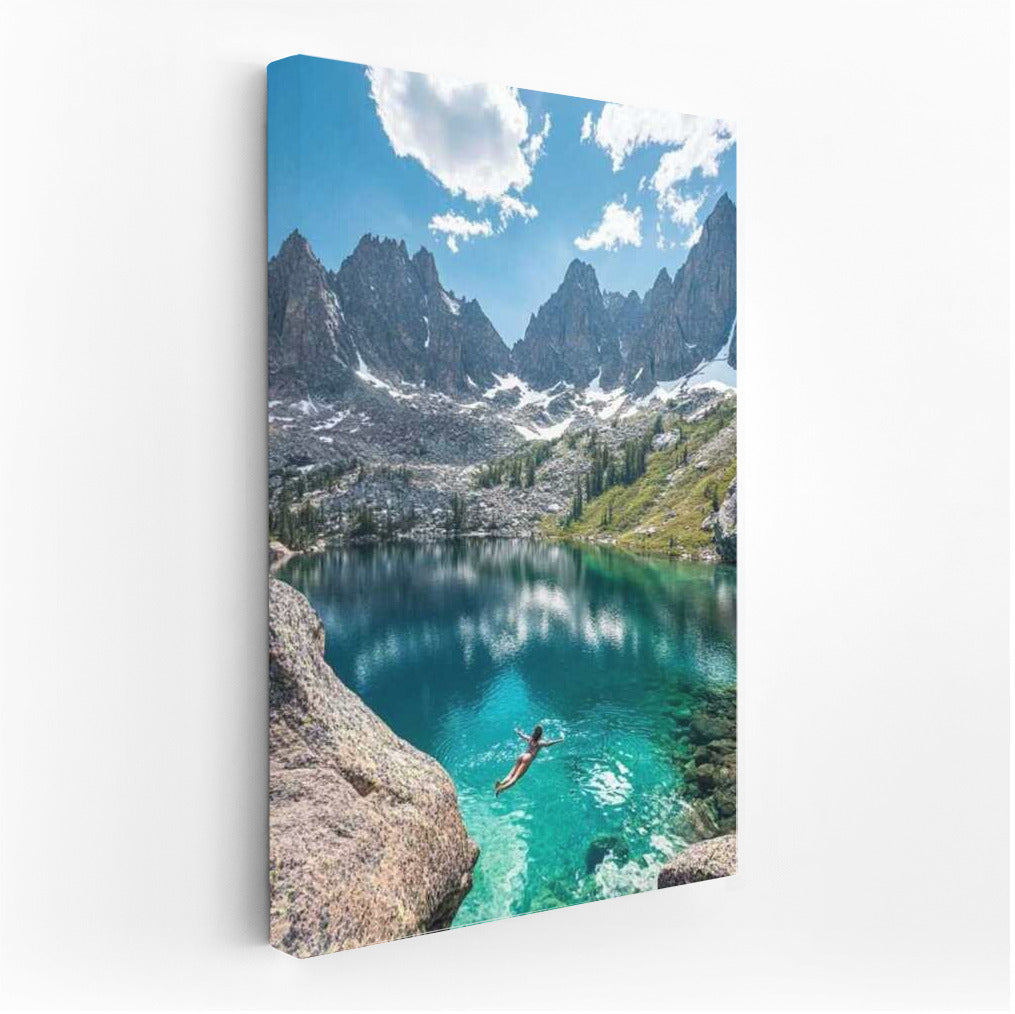 Utah's Emerald Lake: Nature's Harmony in Your Home