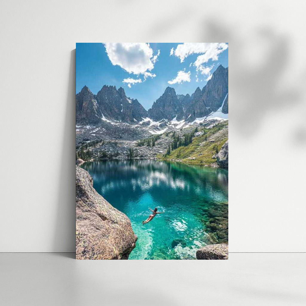 Utah's Emerald Lake: Nature's Harmony in Your Home