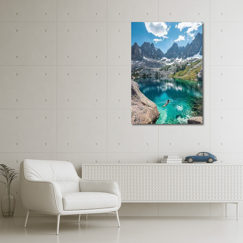 Utah's Emerald Lake: Nature's Harmony in Your Home