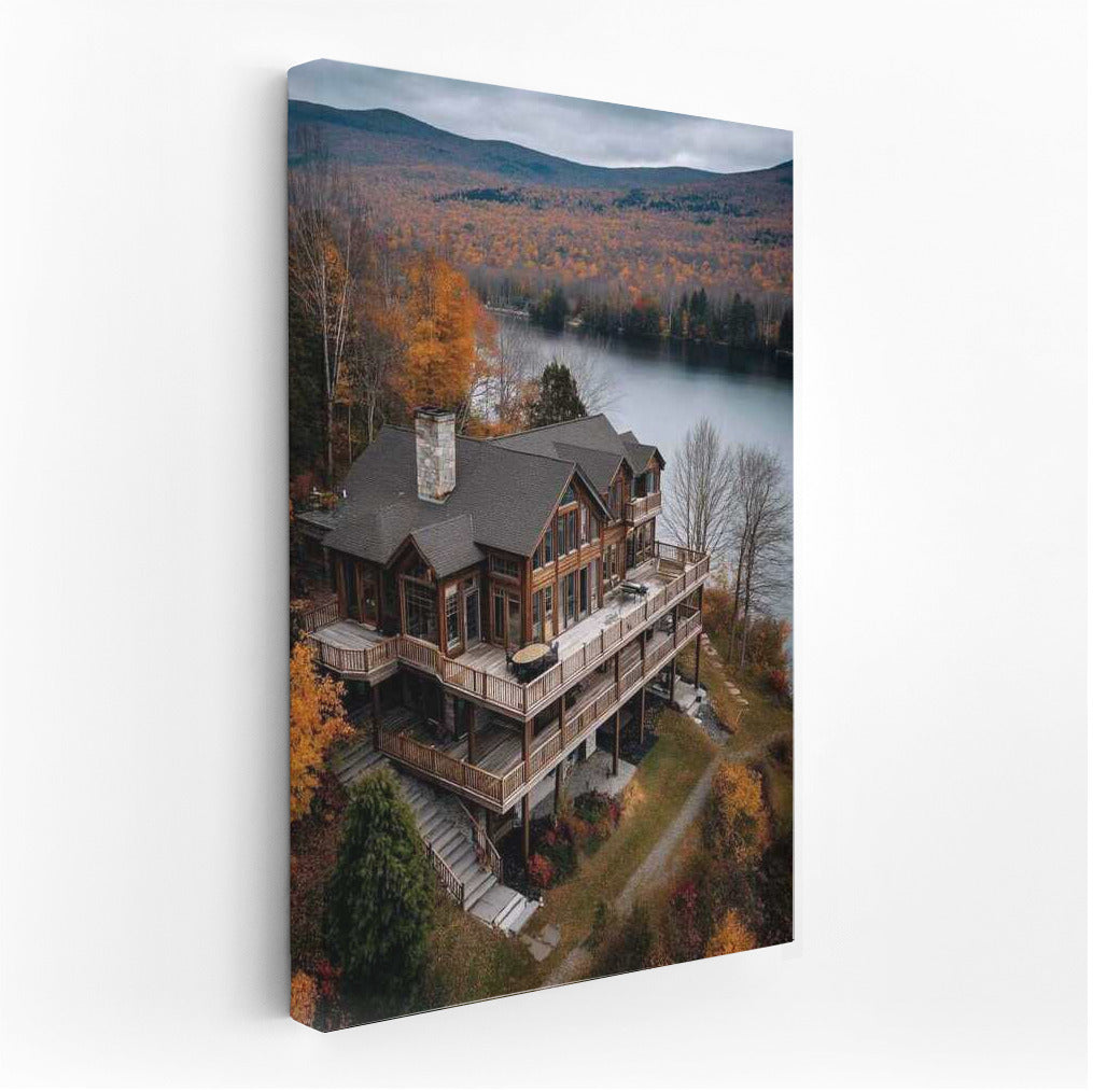 Vermont Autumn Charm: The Tranquility and Coziness of a Country Home
