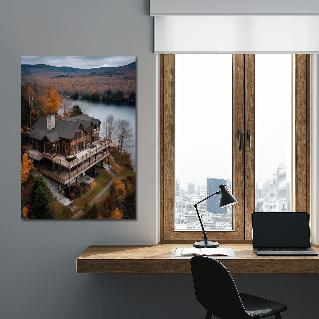Vermont Autumn Charm: The Tranquility and Coziness of a Country Home