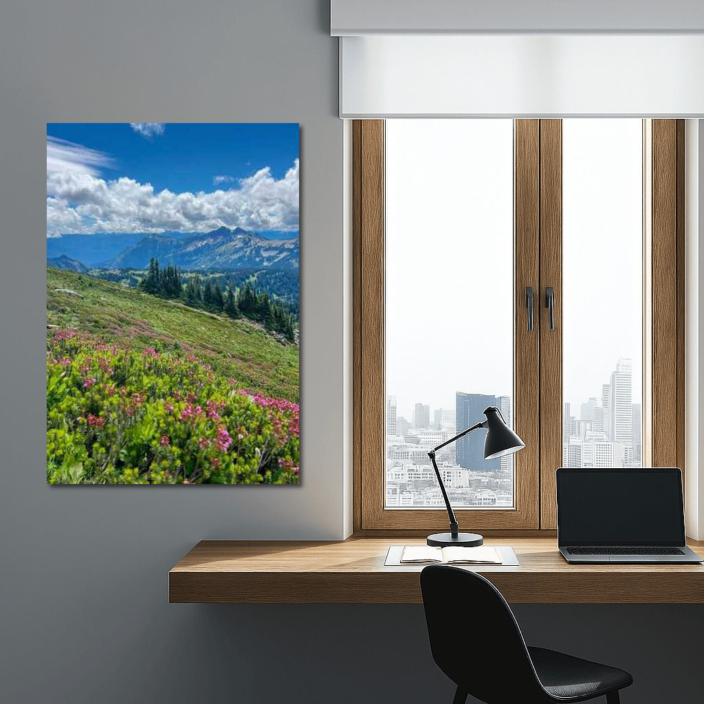 Washington's Serene Mountains: Blooming Meadows of the USA