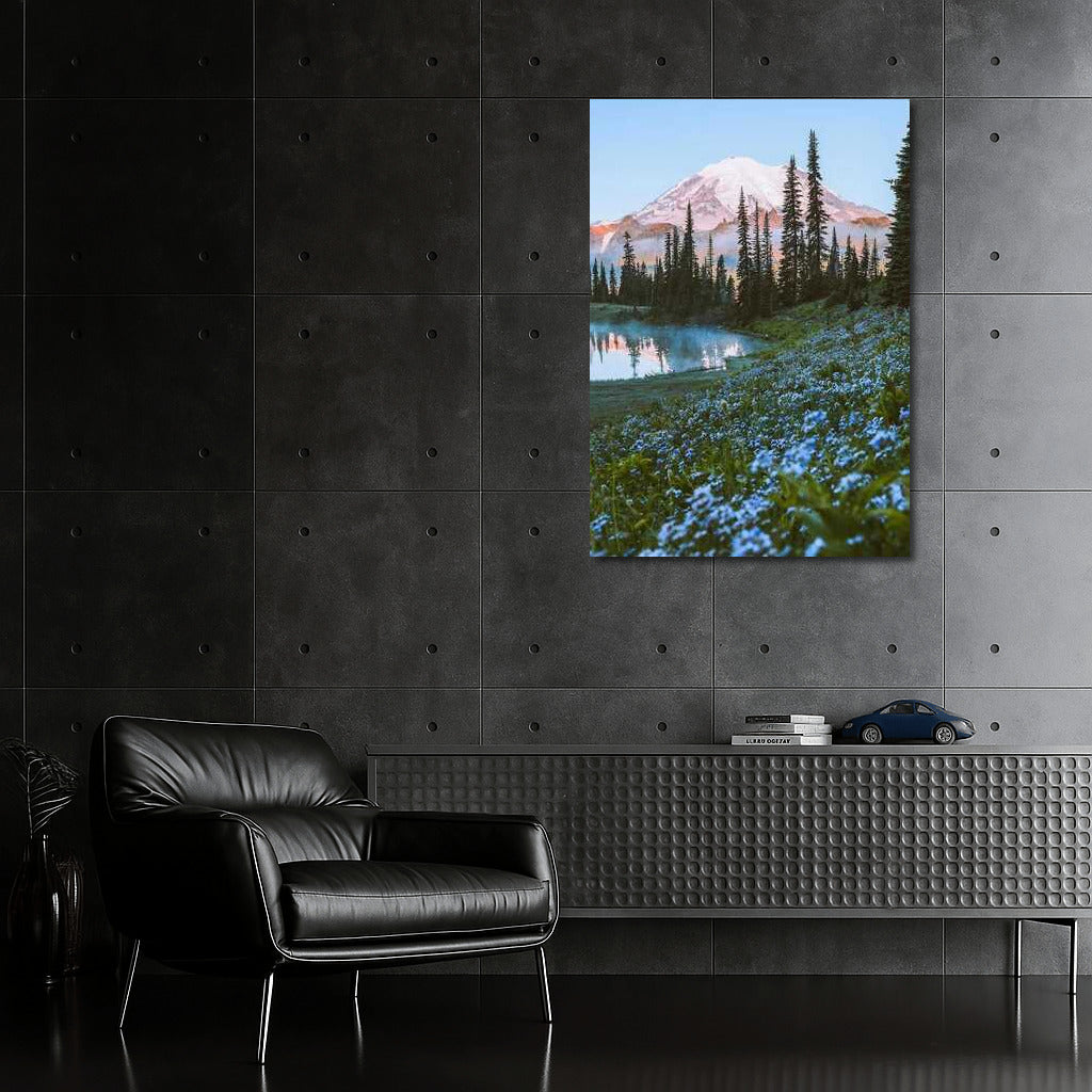 Morning Washington: Mountains and Forest in Bloom