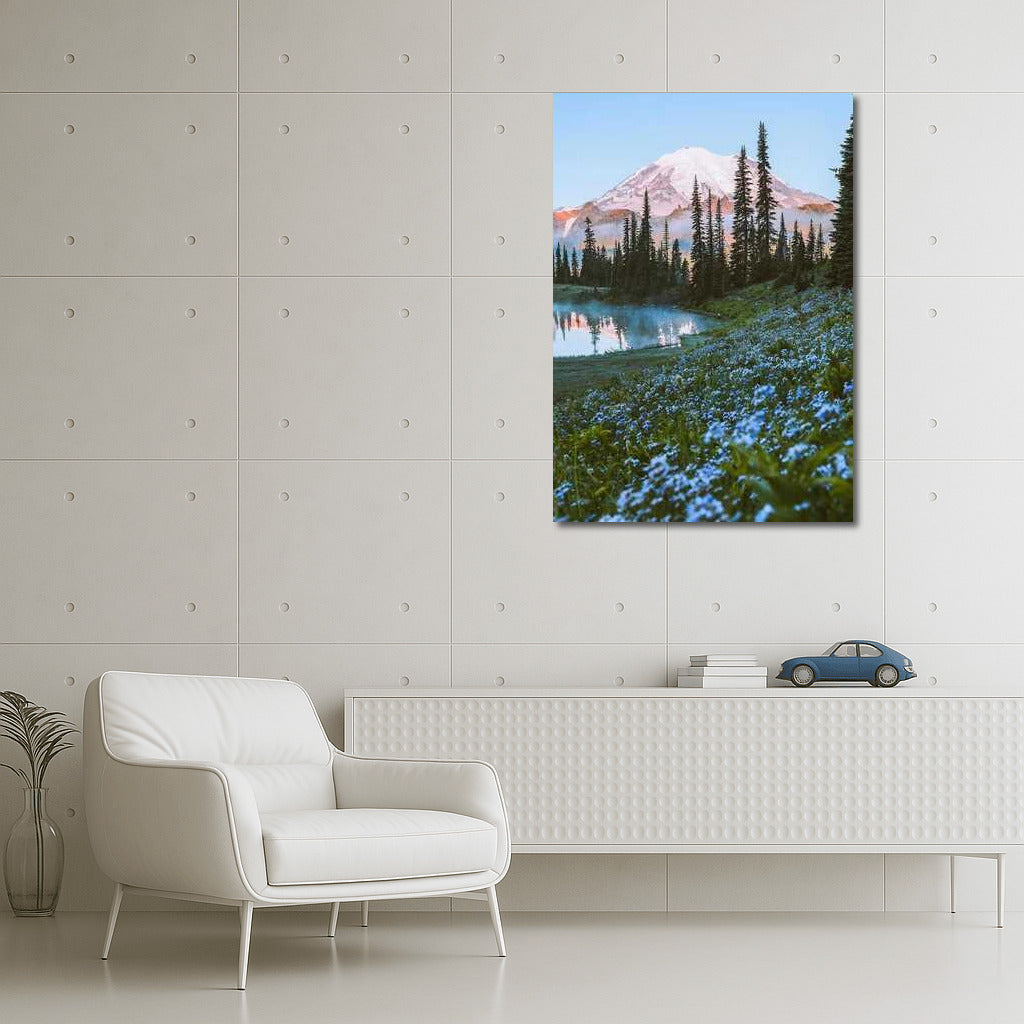 Morning Washington: Mountains and Forest in Bloom