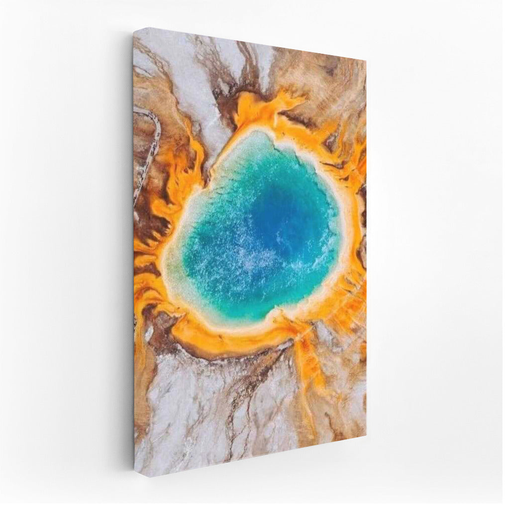 Wyoming's Geothermal Wonder: A Vivid Explosion of Nature in the US
