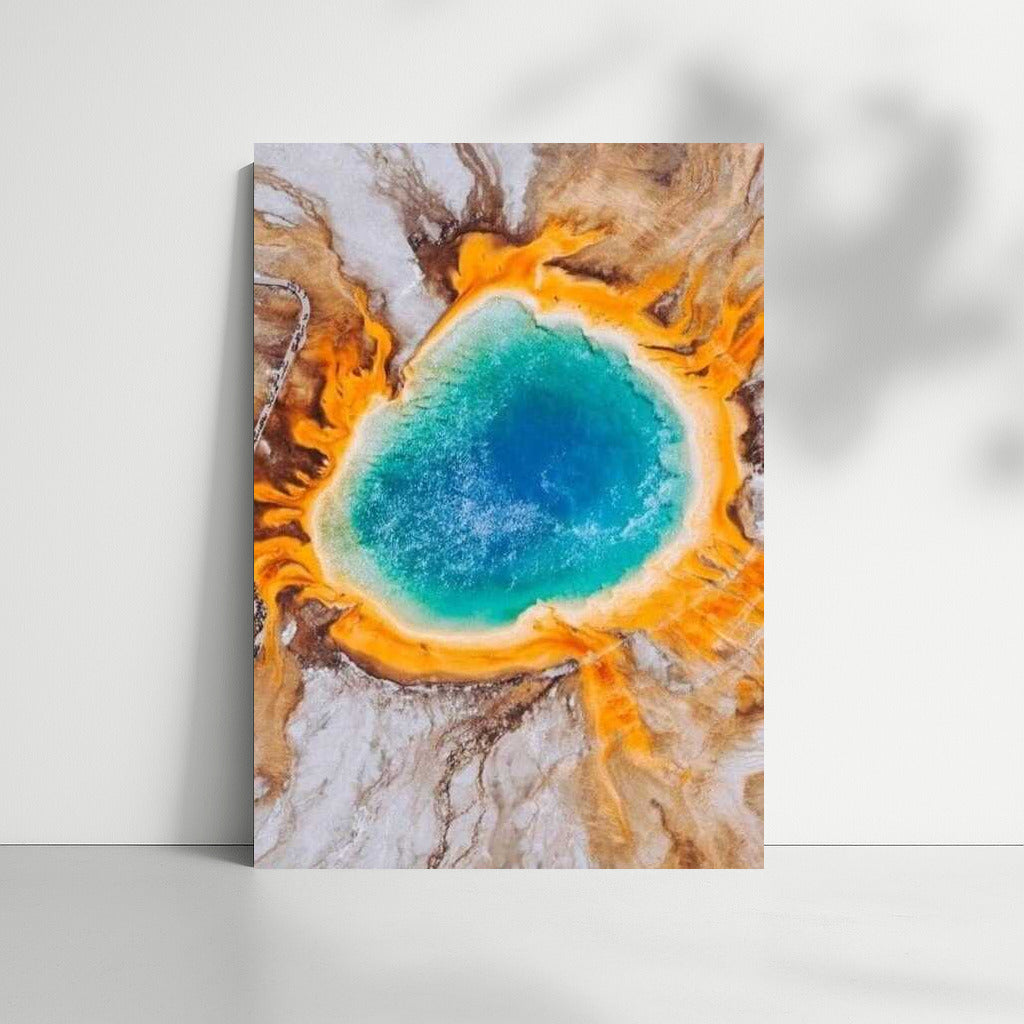 Wyoming's Geothermal Wonder: A Vivid Explosion of Nature in the US