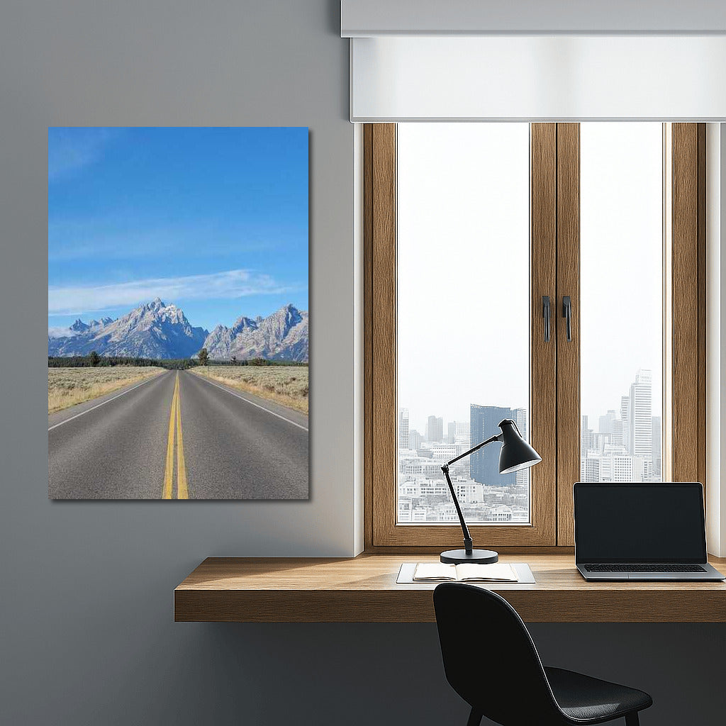 Freedom Highway: The Majesty of the Mountains of Wyoming, USA