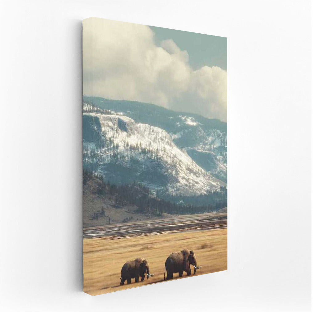 Mammoths of Wyoming: The Grandeur of the Snowy Mountains of the USA