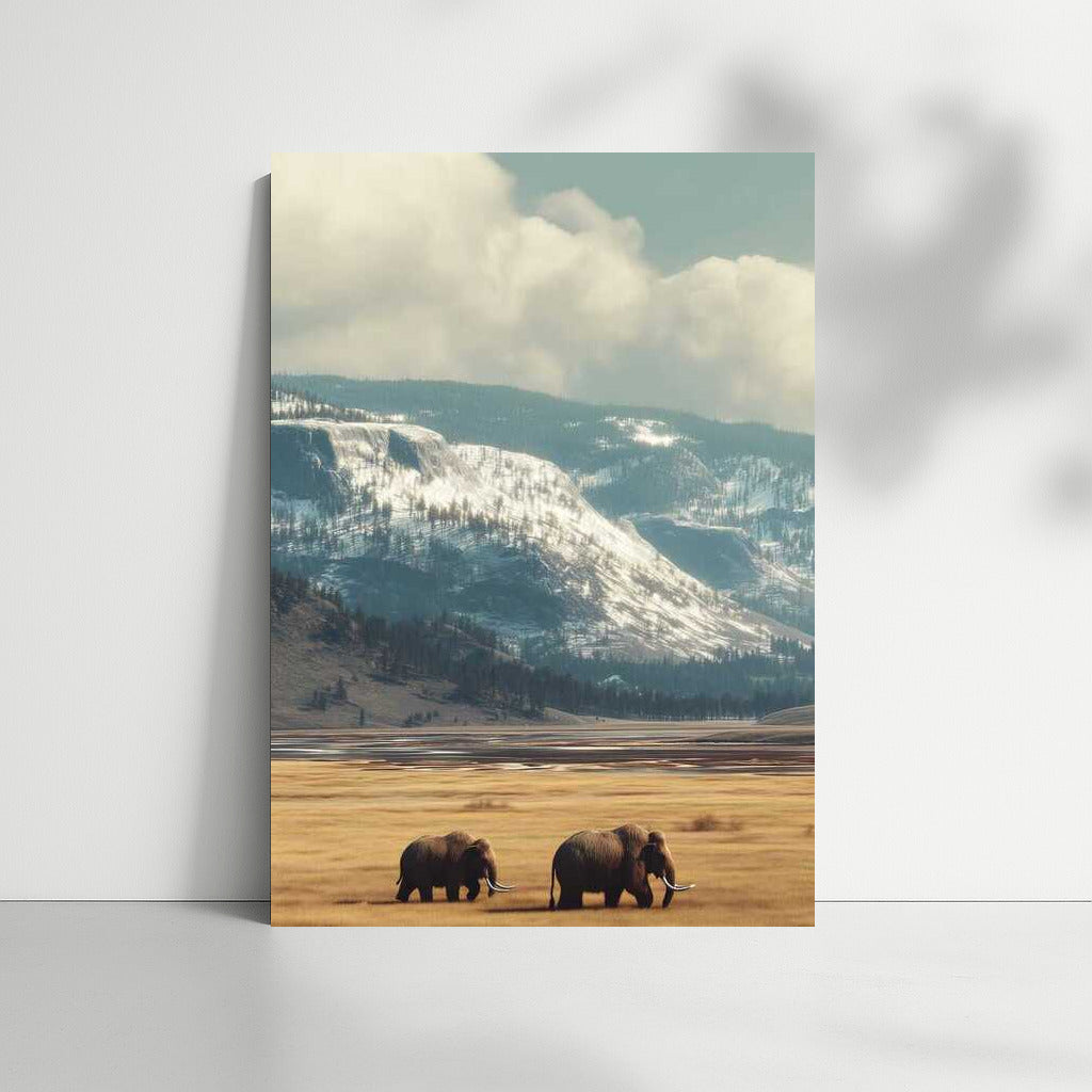 Mammoths of Wyoming: The Grandeur of the Snowy Mountains of the USA