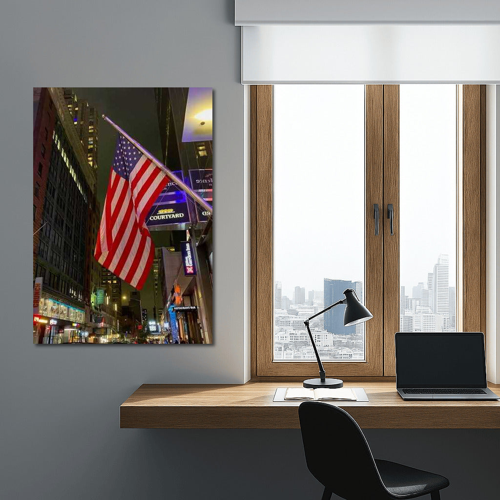Evening City: Under the Banner of the USA