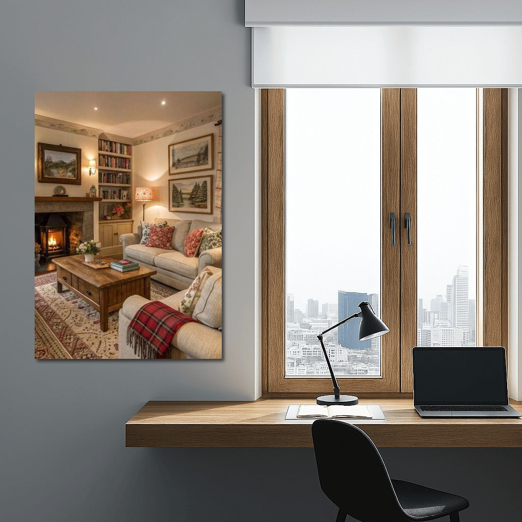 Warmth at the Fireplace Corner: Cozy Interiors