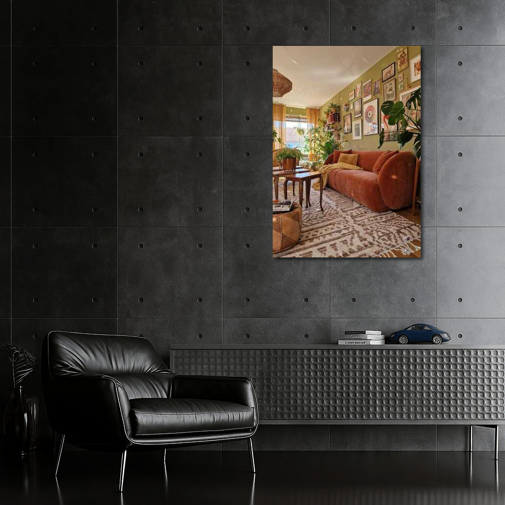 Cozy Light and Greenery: Atmosphere of Peace