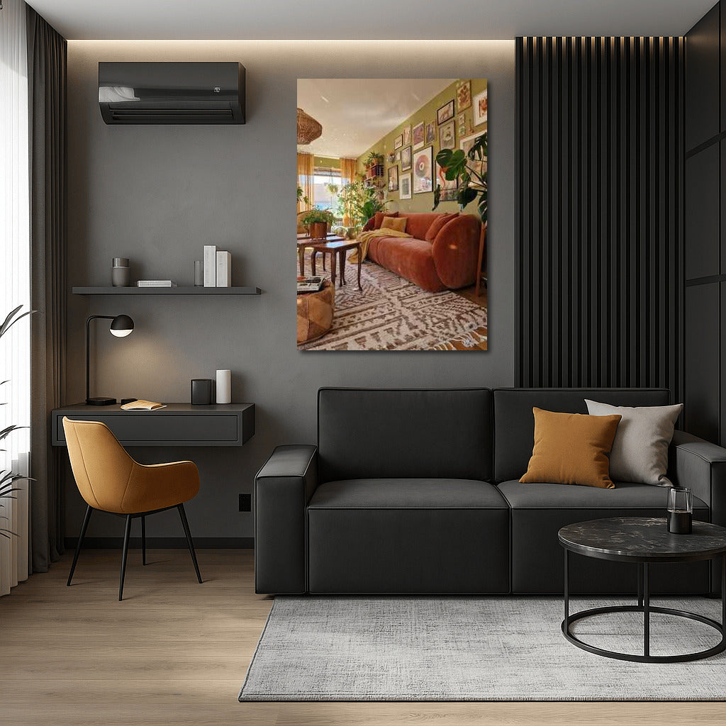 Cozy Light and Greenery: Atmosphere of Peace