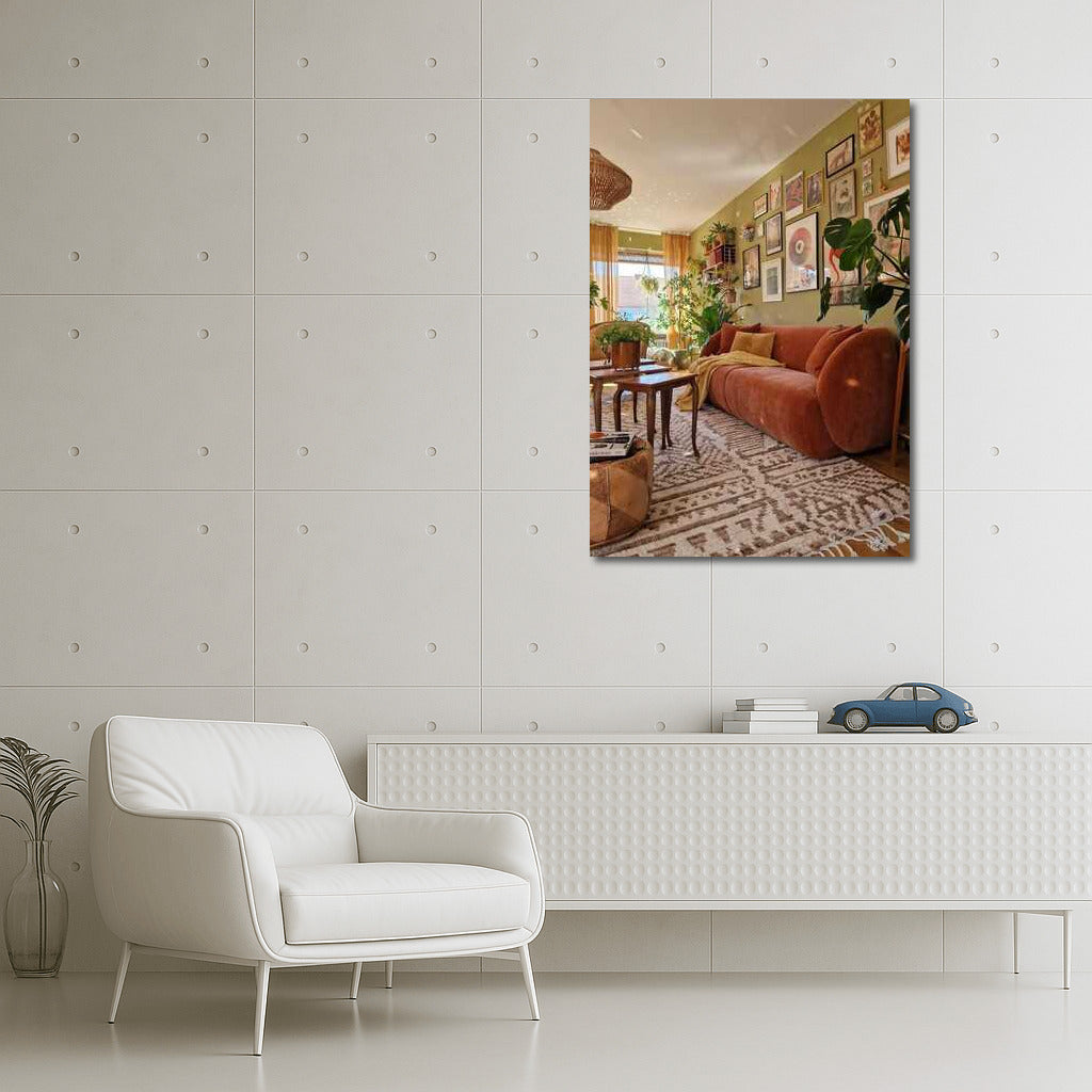 Cozy Light and Greenery: Atmosphere of Peace