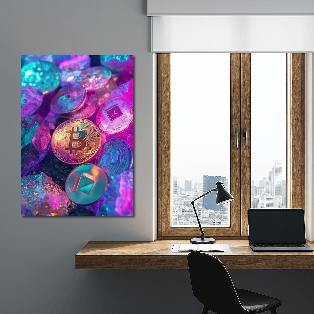 Digital Space: The World of Bitcoin and Ether