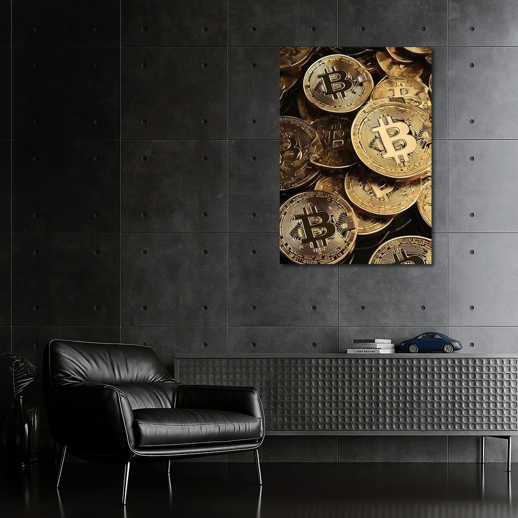 Bitcoin's Golden Glow: A Stylish Accent for the Digital Age