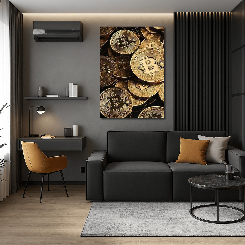 Bitcoin's Golden Glow: A Stylish Accent for the Digital Age