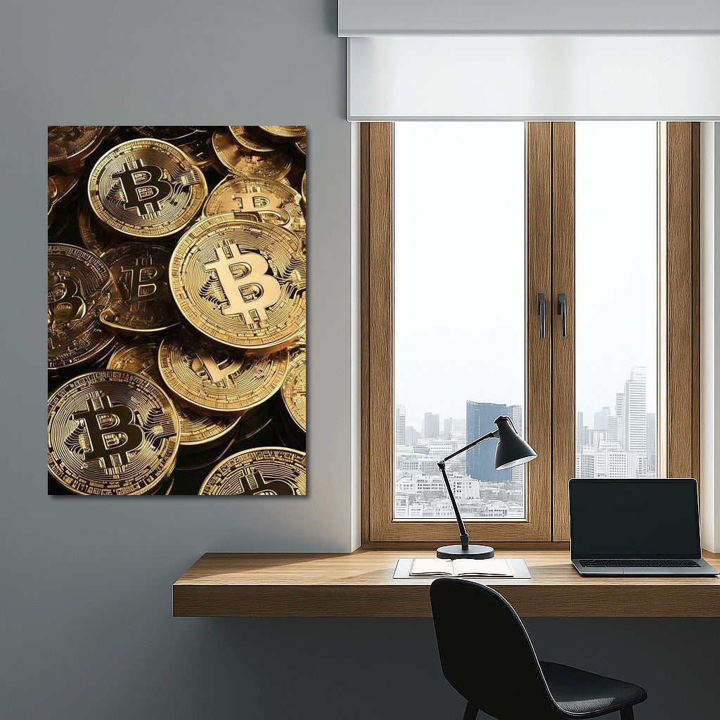 Bitcoin's Golden Glow: A Stylish Accent for the Digital Age