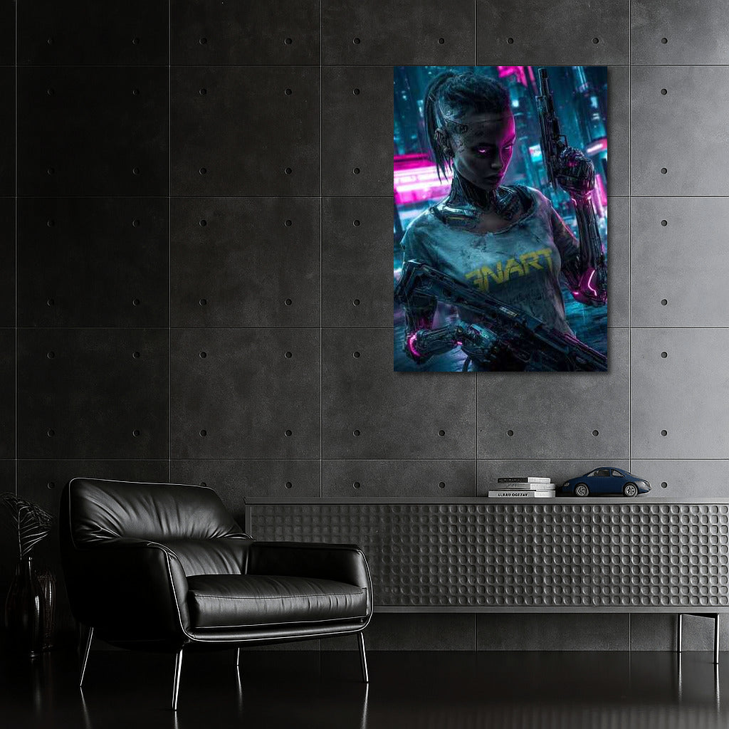 Neon City: Android Awakens in the World of Technology