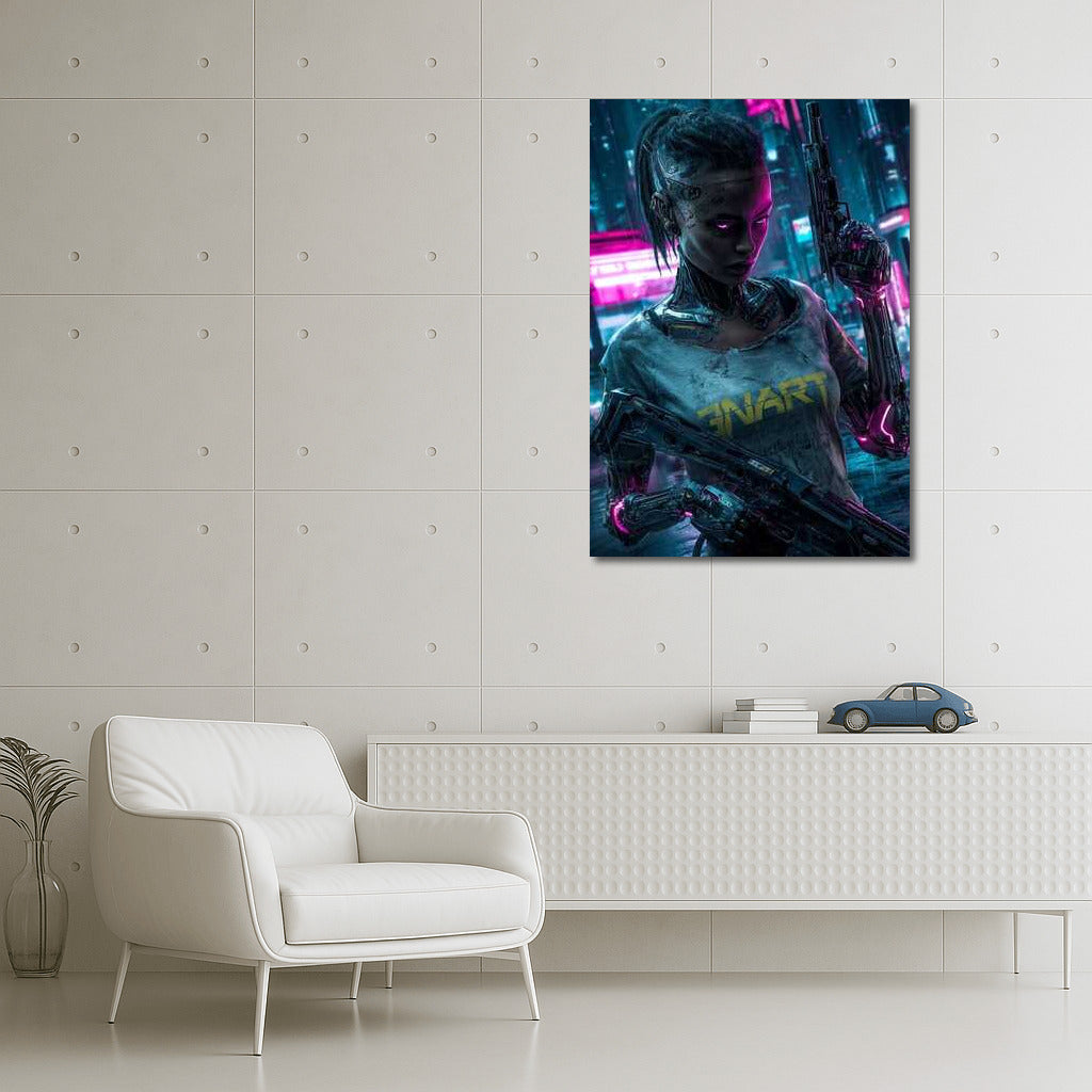 Neon City: Android Awakens in the World of Technology