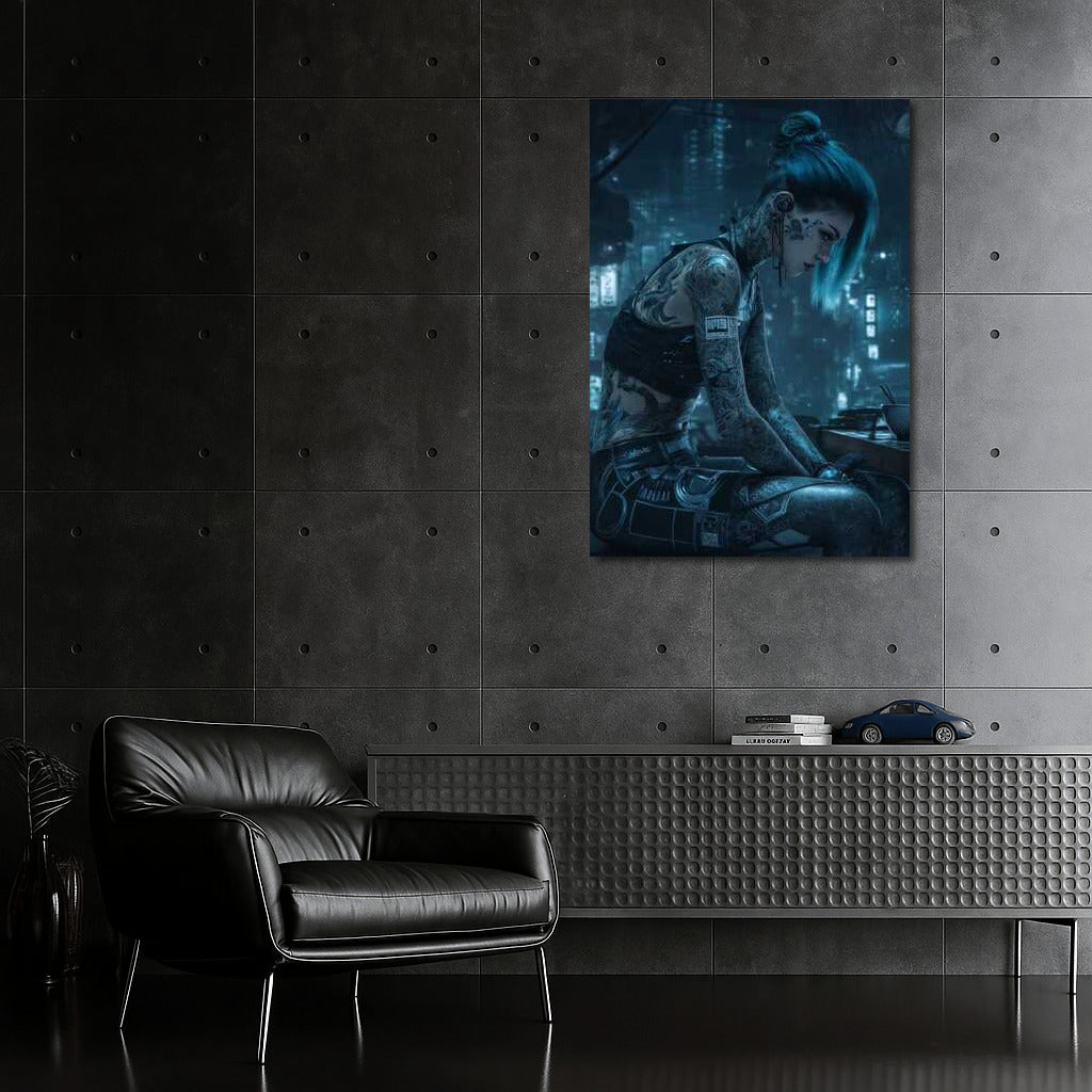 Neon City of Implants: Dive into the World of Cyberpunk