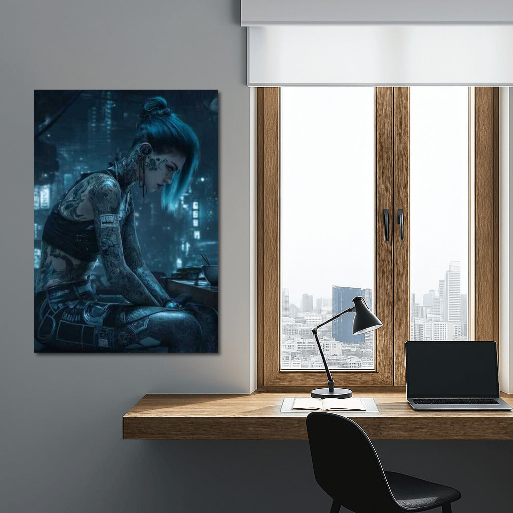 Neon City of Implants: Dive into the World of Cyberpunk