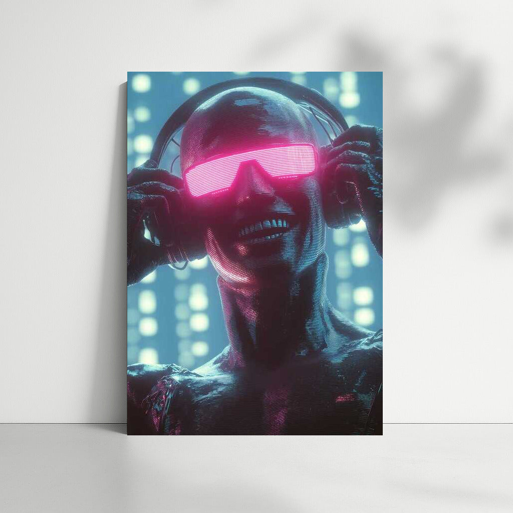 Neon Avatar: A Futuristic Creature in the World of Cyberpunk