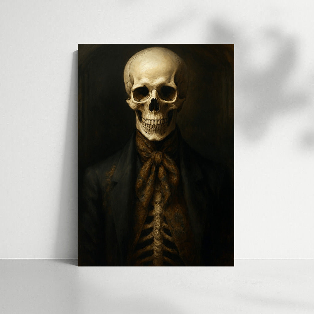 Skeleton in Ancient Costume: Dark Academia Aesthetics