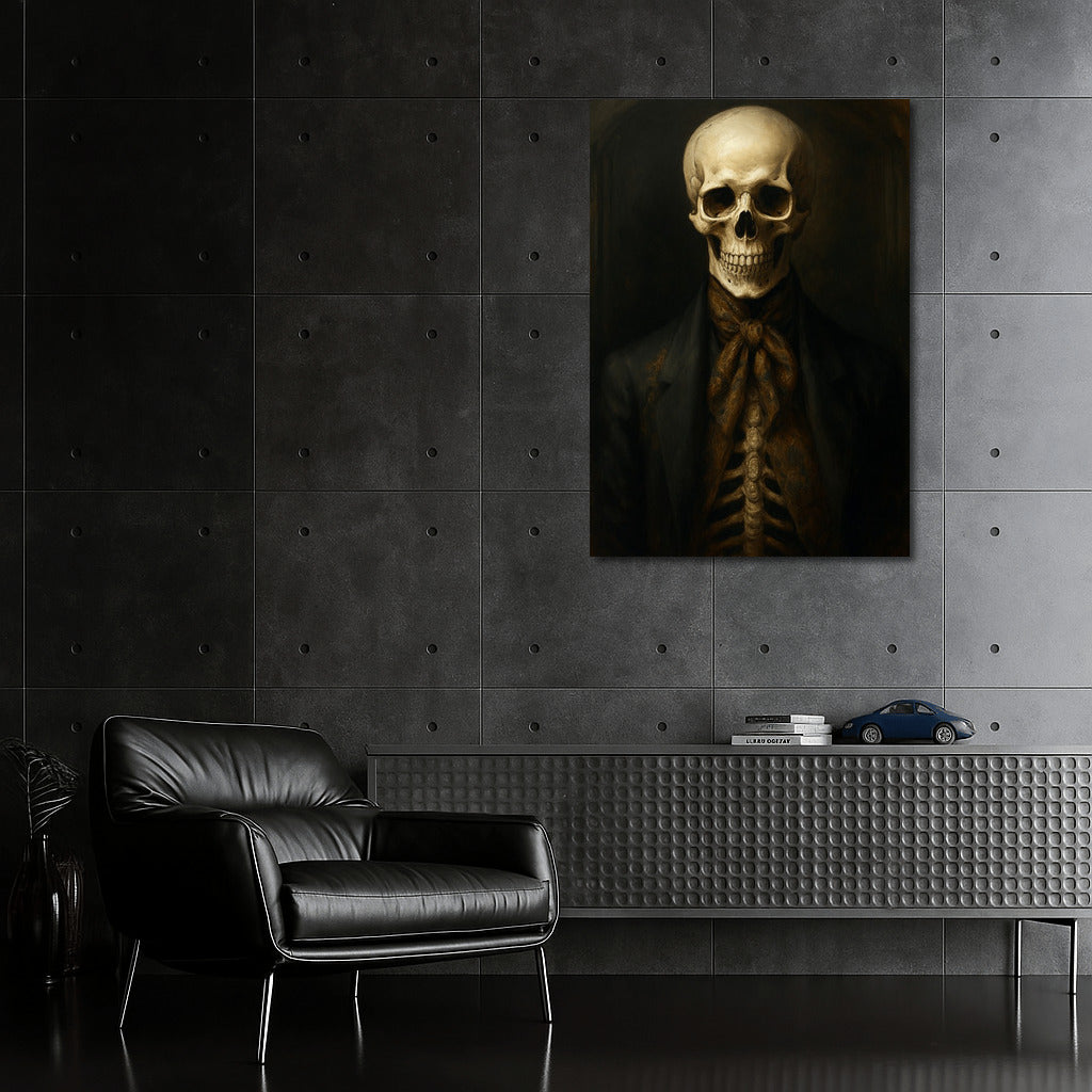 Skeleton in Ancient Costume: Dark Academia Aesthetics